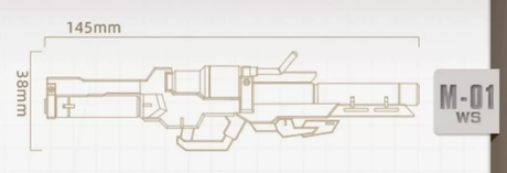 HobbyMio X JM Studio Sci-Fi Weapon Set (3D Printed) – 1/144 & 1/100 Compatible