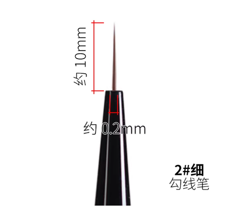 RAY STUDIO Pointed / Flat Modeling Brush