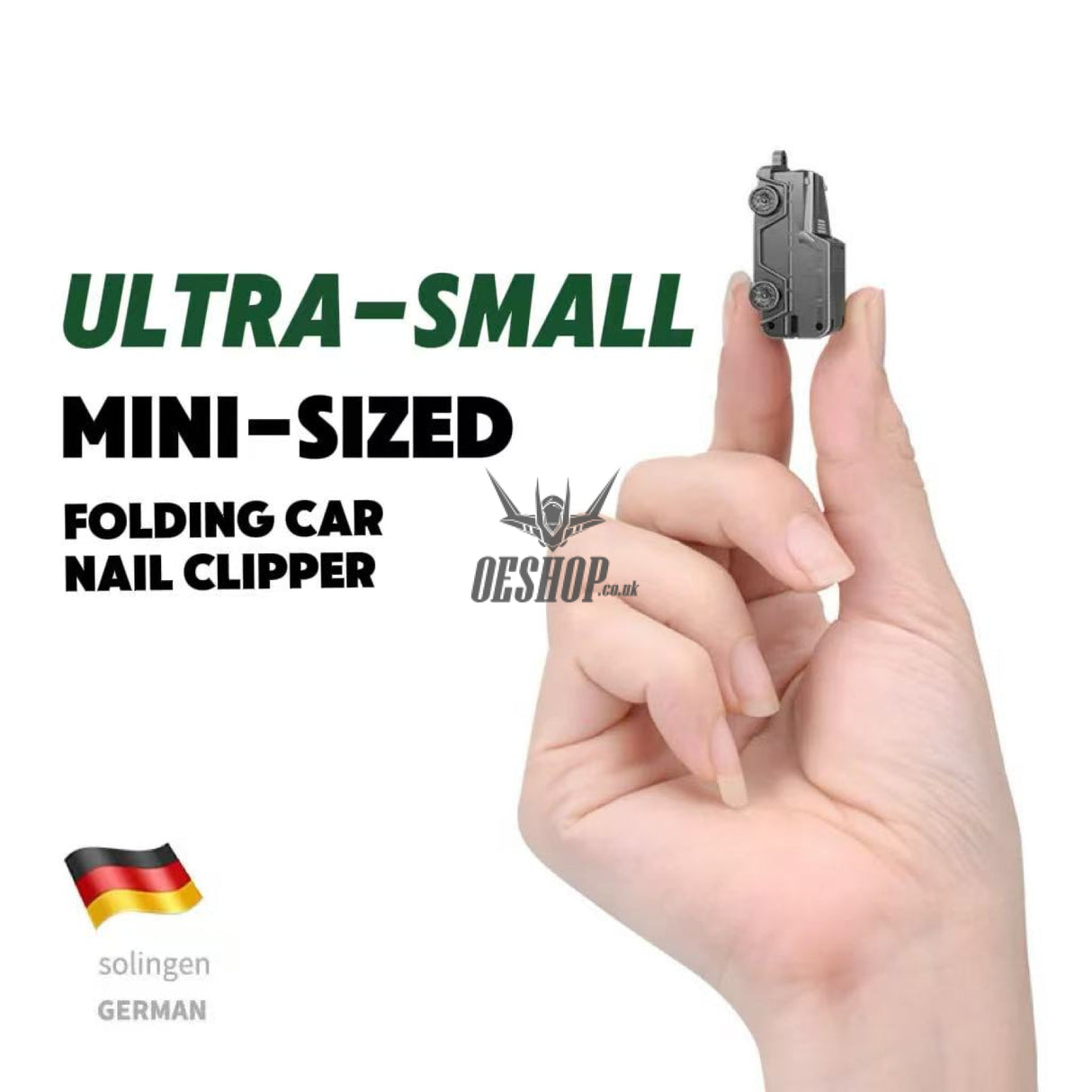 Abeqi Portable Flip Car Nail Clipper & Key fob