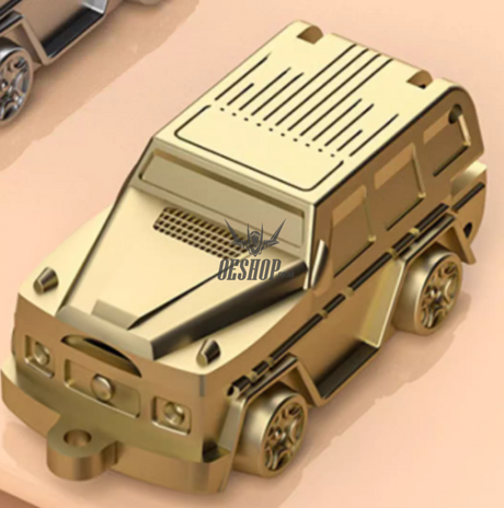 Abeqi Portable Flip Car Nail Clipper & Key fob Gold