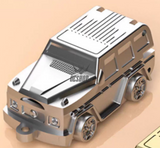Abeqi Portable Flip Car Nail Clipper & Key fob Silver