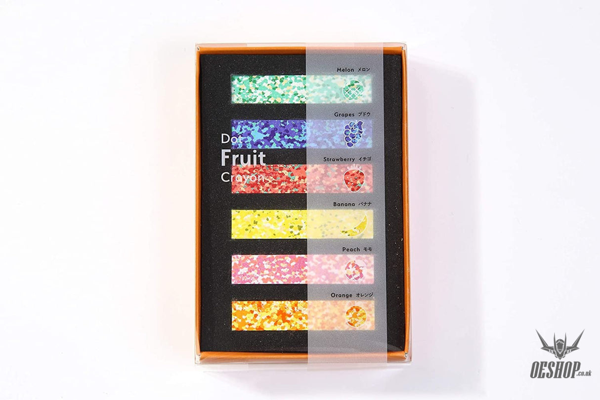 Aozora Dot Fruit Multi-Color Crayon Stick - Set of 6 Aozora 14.98 OEShop