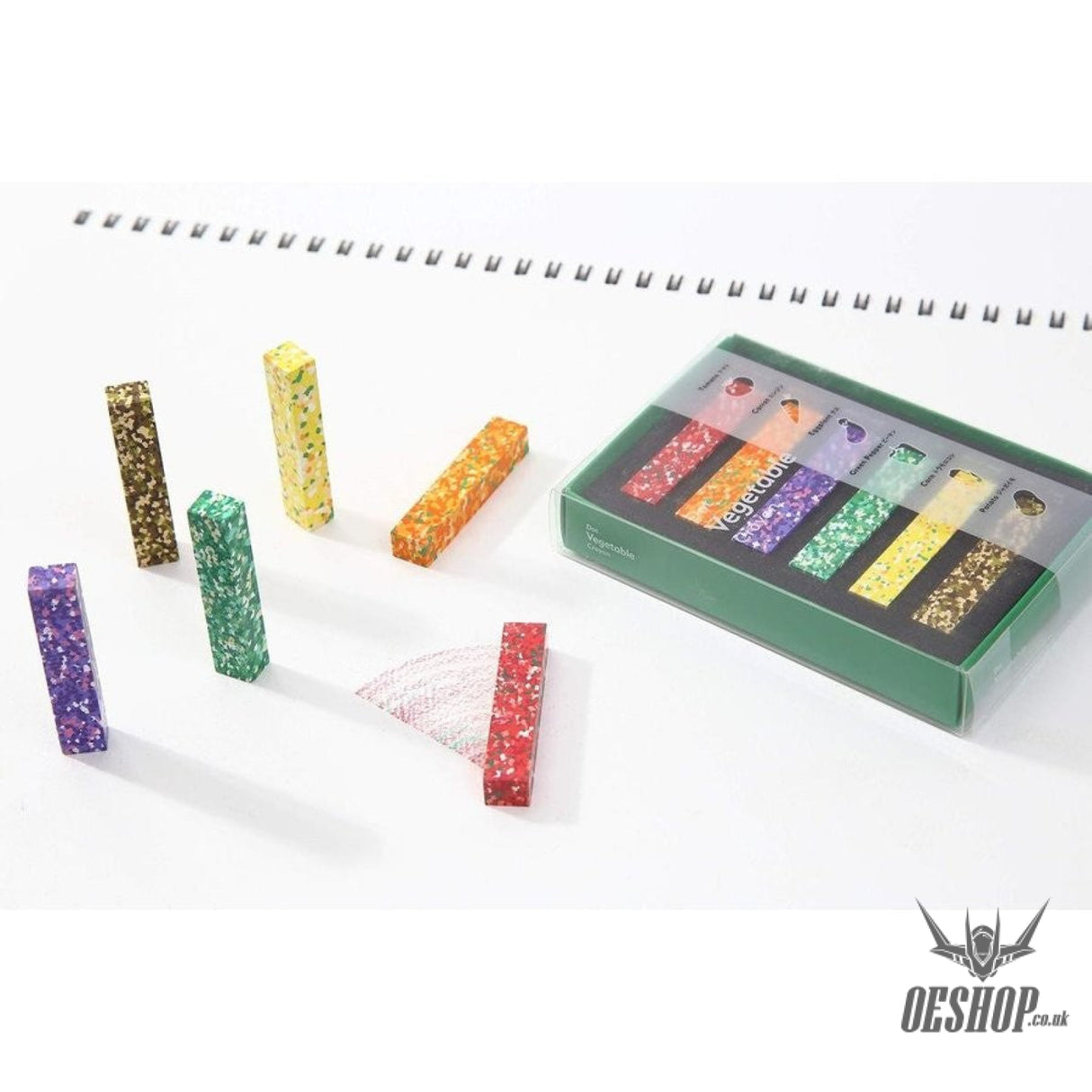 Aozora Dot Vegetable Multi-Color Crayon Stick - Set of 6 Aozora 14.98 OEShop
