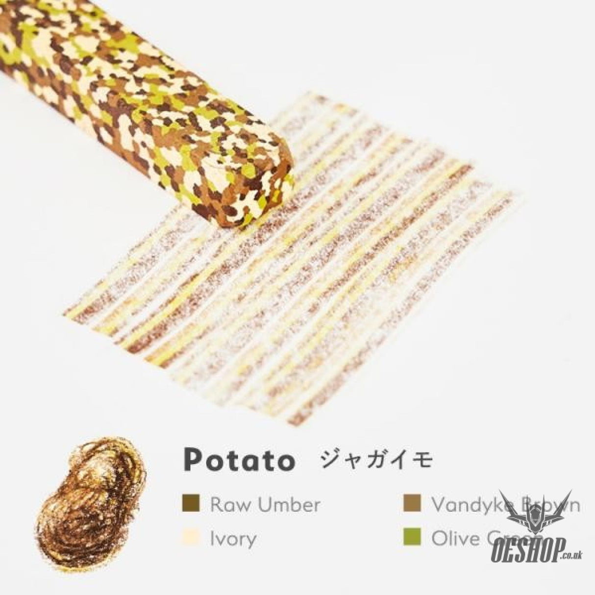 Aozora Dot Vegetable Multi-Color Crayon Stick - Set of 6 Aozora 14.98 OEShop