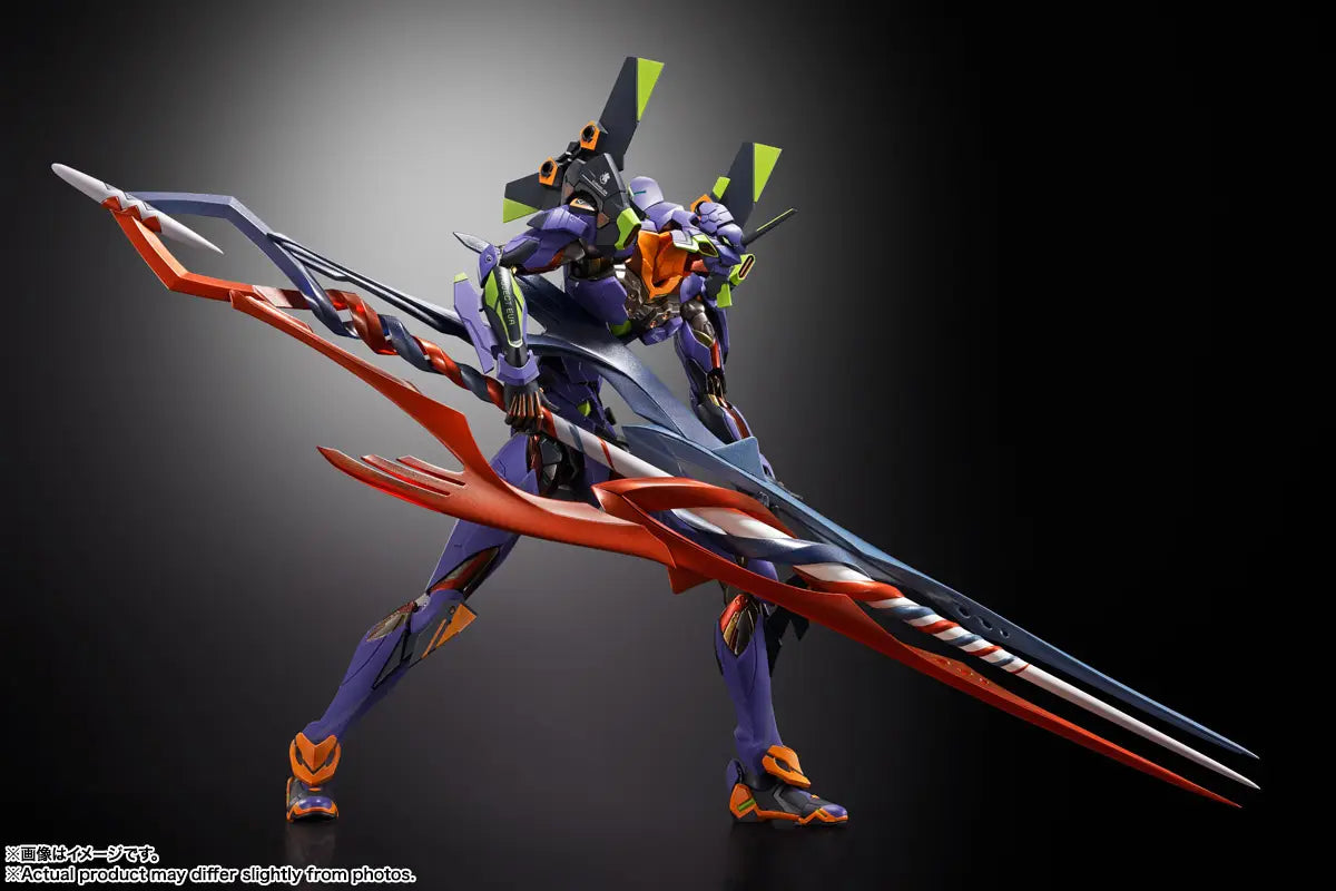 Bandai Metal Build Evangelion Unit 01 30th with the Spear of Gaius