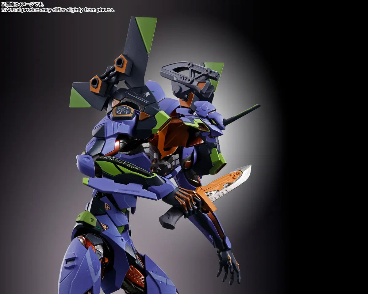 Bandai Metal Build Evangelion Unit 01 30th with the Spear of Gaius