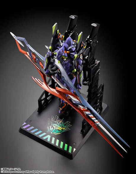 Bandai Metal Build Evangelion Unit 01 30th with the Spear of Gaius