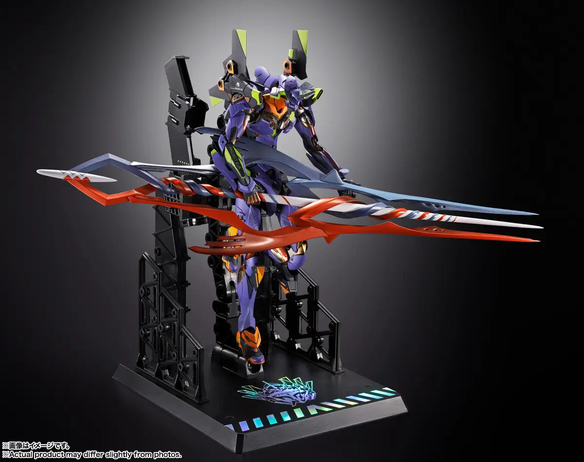 Bandai Metal Build Evangelion Unit 01 30th with the Spear of Gaius