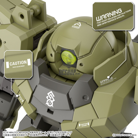 Bandai 1/144 30MM Water Transfer Decal General Purpose 2 Vol.2 Decals
