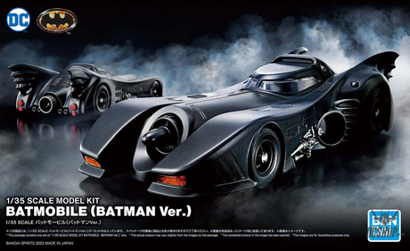 Bandai 1/35 Batman 1989 Batmobile (Batman Ver.) Scale Model Kits