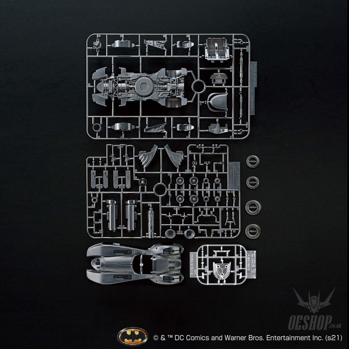 Bandai 1/35 Batman 1989 Batmobile (Batman Ver.) Scale Model Kits