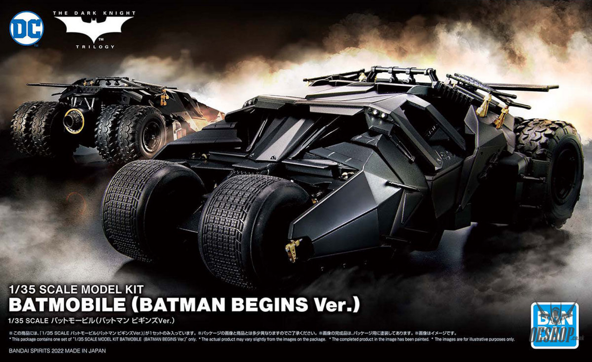 Bandai 1/35 Batmobile (Batman Begins Ver.) Scale Model Kits