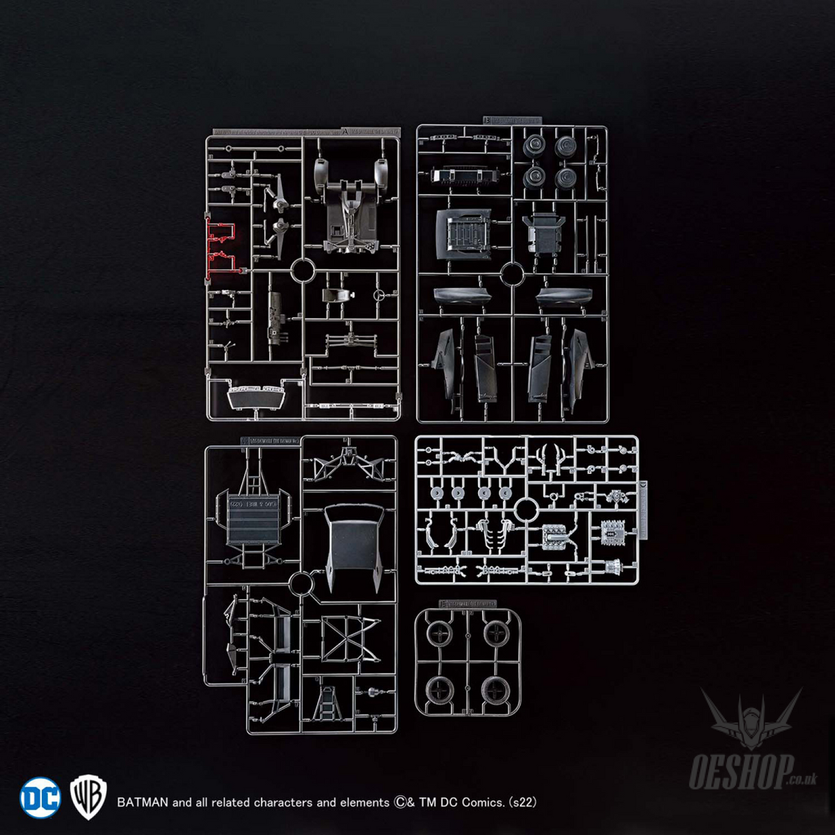 Bandai 1/35 New Batmobile (The Batman Ver.) Scale Model Kits