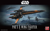 Bandai 1/72 Star Wars Poe X-Wing Fighter - Scale Model Kits