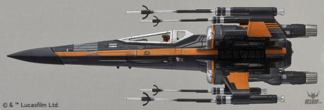 Bandai 1/72 Star Wars Poe X-Wing Fighter - Scale Model Kits