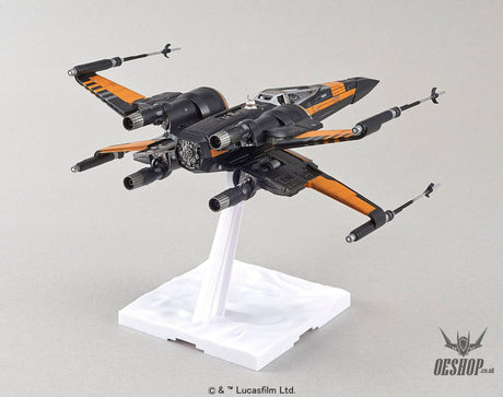 Bandai 1/72 Star Wars Poe X-Wing Fighter - Scale Model Kits