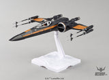 Bandai 1/72 Star Wars Poe X-Wing Fighter - Scale Model Kits