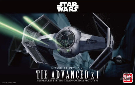 Bandai 1/72 Star Wars TIE Advanced x1 - Scale Model Kits