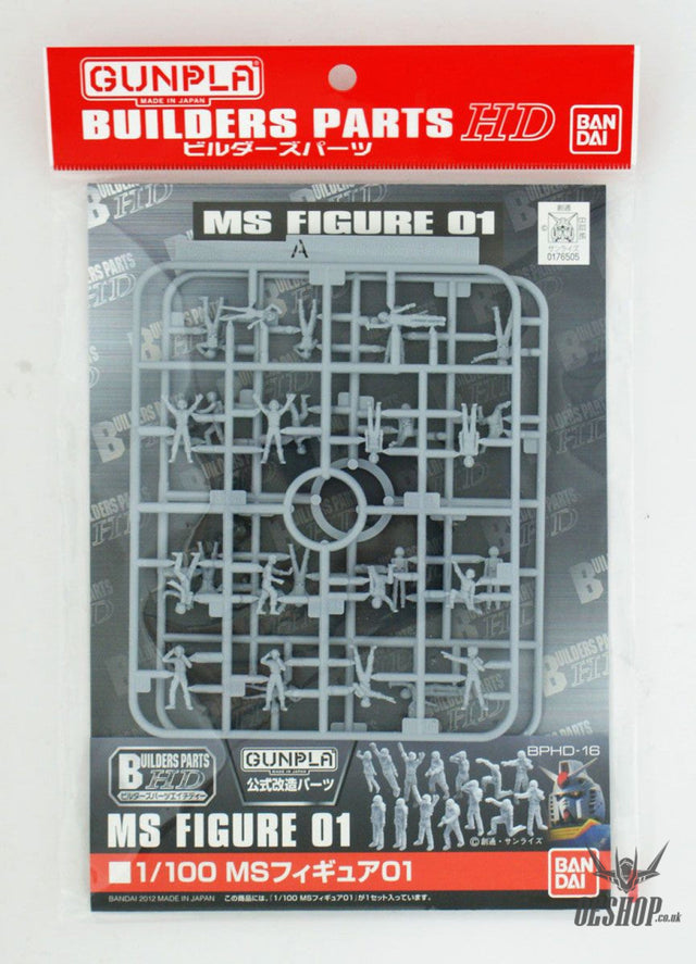 Bandai Builders Parts BPHD-16: 1/100 MS Figure 01 Model Kits Accessories
