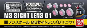 Bandai Builders Parts BPHD-17: MS Sight Lens #01 (Pink) Model Kits Accessories