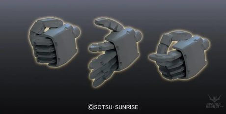 Bandai Builders Parts BPHD-38: MS Hand 02 Zeon Dark Gray Model Kits Accessories