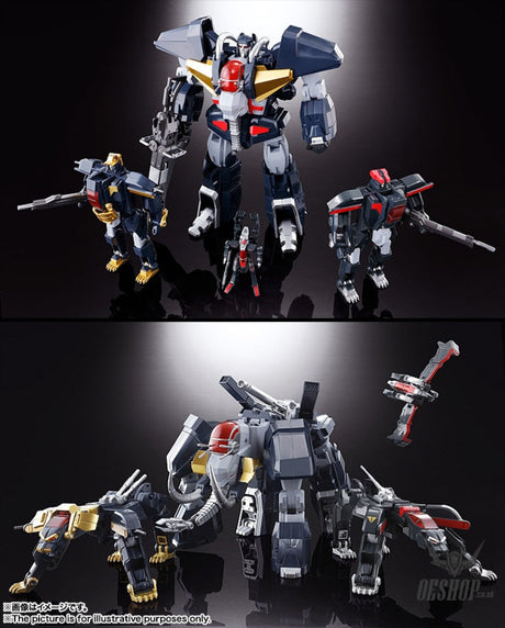 Bandai Chogokin Damashii GX-13R Super Beast Machine God Dancouga (Renewal Version) Action & Toy Figures