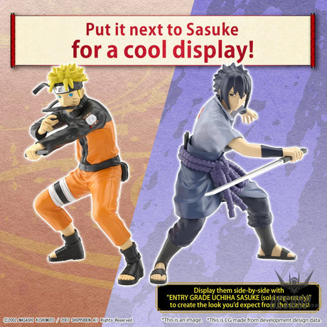Bandai EG Entry Grade Uzumaki Naruto (Naruto Shippuden) Scale Model Kits