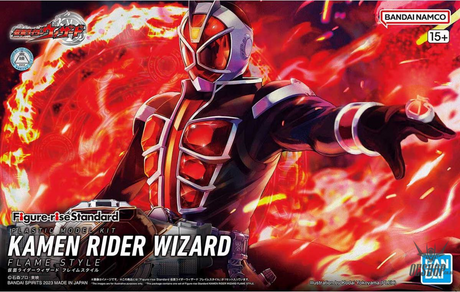 Bandai Figure Rise Standard Kamen Rider Wizard Flame Style Scale Model Kits