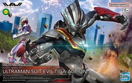Bandai Figure Rise Standard Ultraman Suit Evil Tiga Action Scale Model Kits