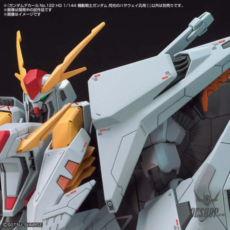 Bandai Gundam Decal No.122 1/144 HG Gundam Hathaway’s Flash 1 - Decals