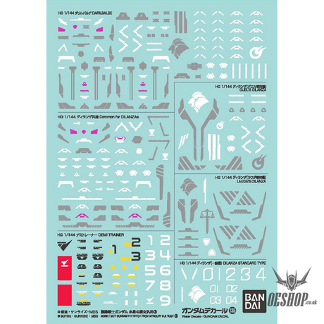 Bandai Gundam Decal No.135 Mobile Suit Gundam: The Witch from Mercury 3 Decals