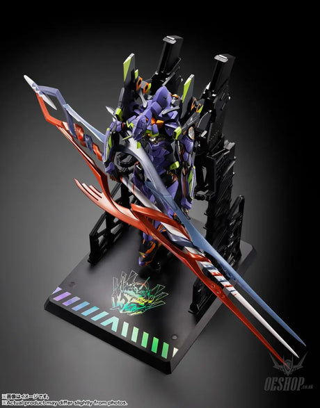 Bandai Metal Build Evangelion Unit 01 30th with the Spear of Gaius - Action & Toy Figures