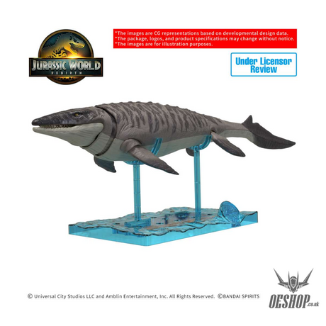 Bandai Plannosaurus Jurassic World - Mosasaurus Dinosaur Plastic Scale Model Kits