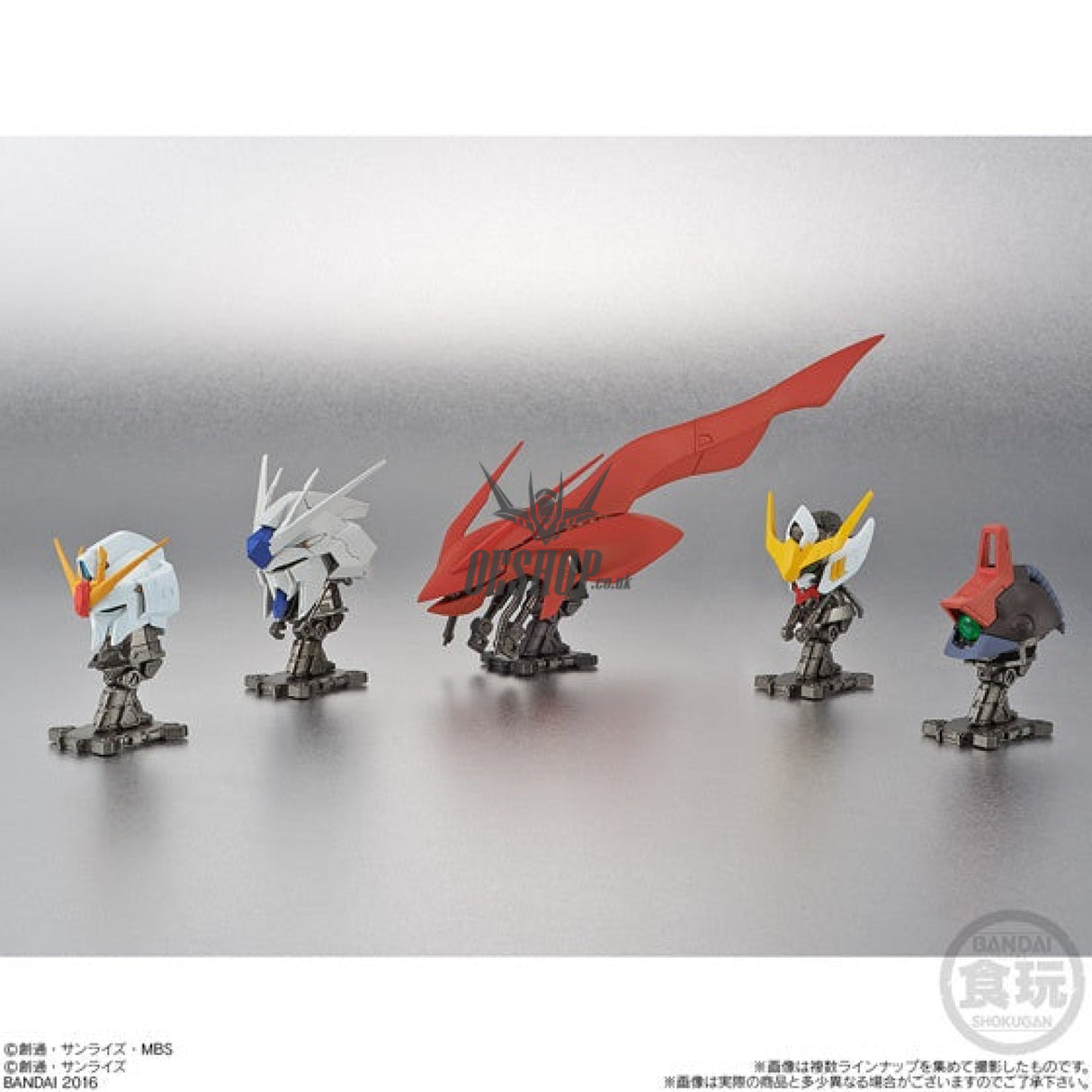 Bandai Shokugan Gundam Machine Head Scale Model Kits