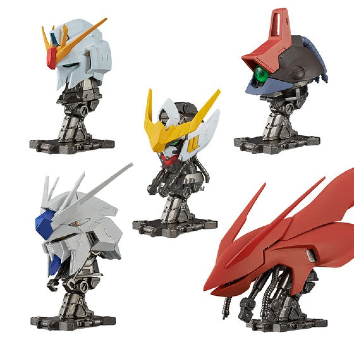 Bandai Shokugan Gundam Machine Head Scale Model Kits