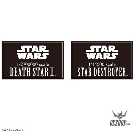 Star Wars 1/2700000 Death Star II & 1/14500 Star Destroyer - Scale Model Kits