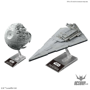 Star Wars 1/2700000 Death Star II & 1/14500 Star Destroyer - Scale Model Kits