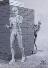Bandai Tamashii Option Brick Wall (Gray Ver.) Model Kits Accessories