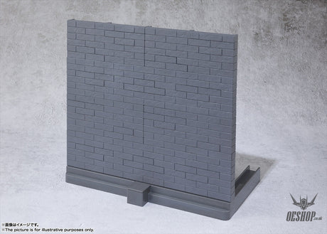 Bandai Tamashii Option Brick Wall (Gray Ver.) Model Kits Accessories