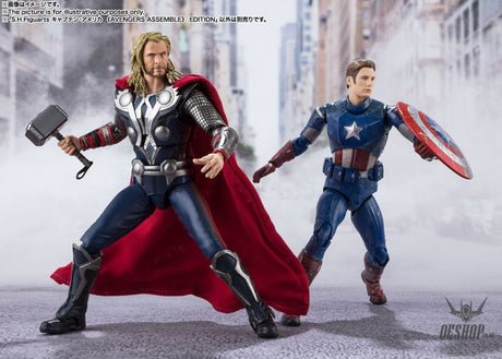 Bandai Tamashii S.H.Figuarts Avengers Captain America (Avengers Assemble Edition) Action & Toy Figures