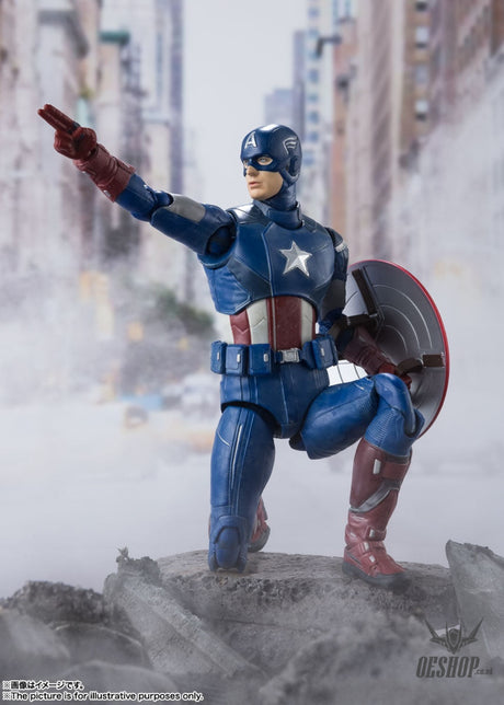 Bandai Tamashii S.H.Figuarts Avengers Captain America (Avengers Assemble Edition) Action & Toy Figures