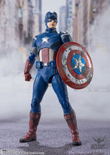 Bandai Tamashii S.H.Figuarts Avengers Captain America (Avengers Assemble Edition) Action & Toy Figures