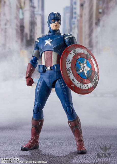 Bandai Tamashii S.H.Figuarts Avengers Captain America (Avengers Assemble Edition) Action & Toy Figures