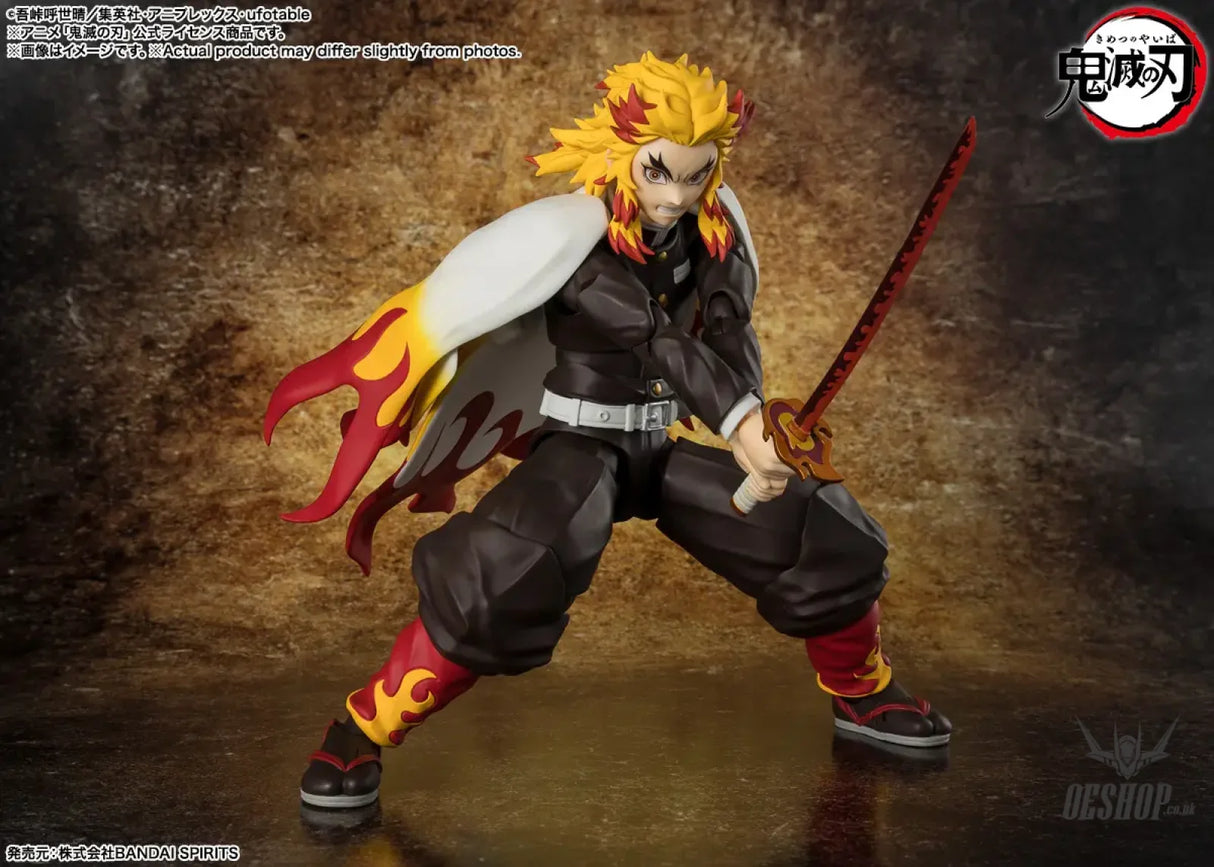 Bandai Tamashii S.H.Figuarts Demon Slayer Kyojuro Rengoku Action & Toy Figures