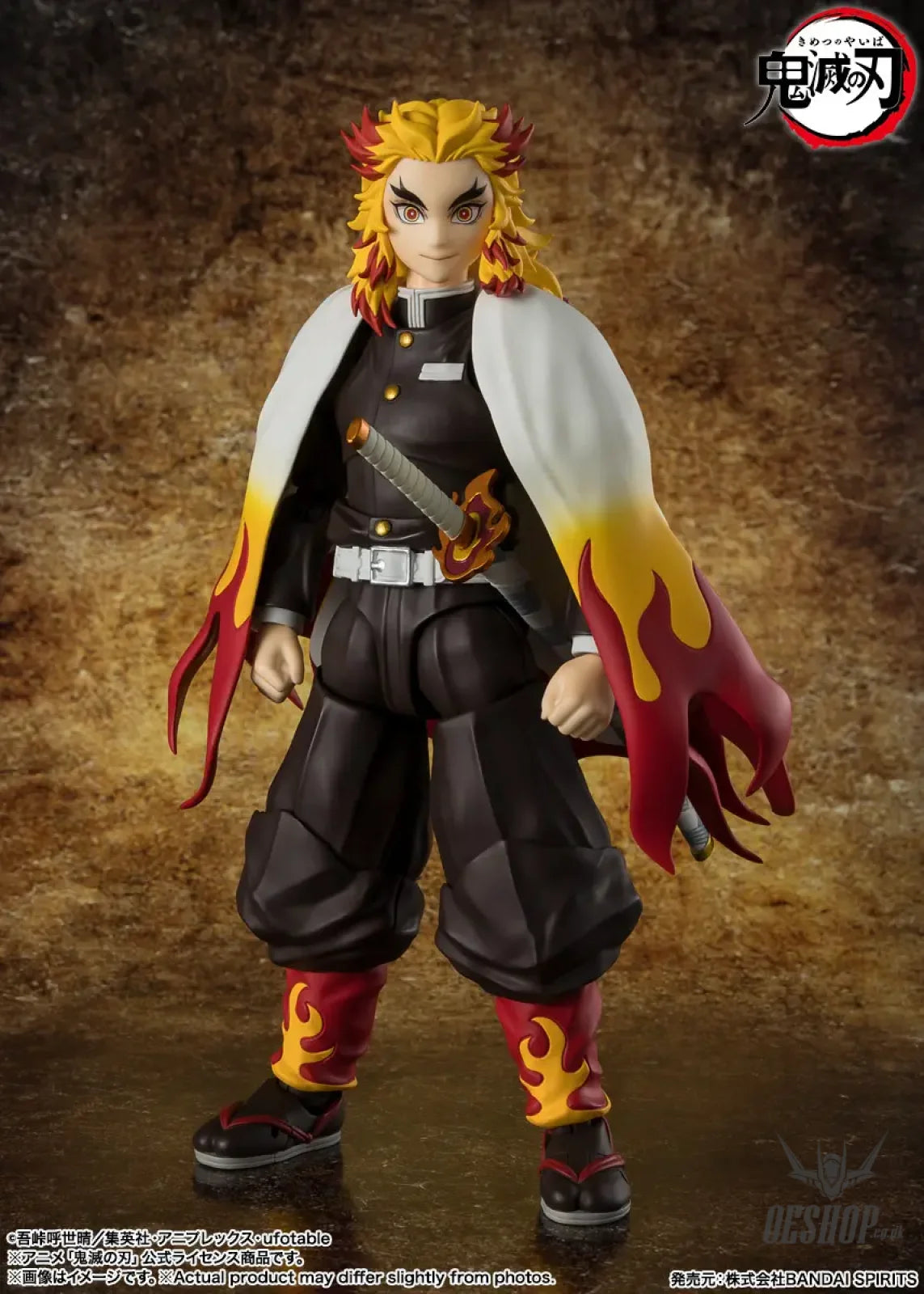 Bandai Tamashii S.H.Figuarts Demon Slayer Kyojuro Rengoku Action & Toy Figures