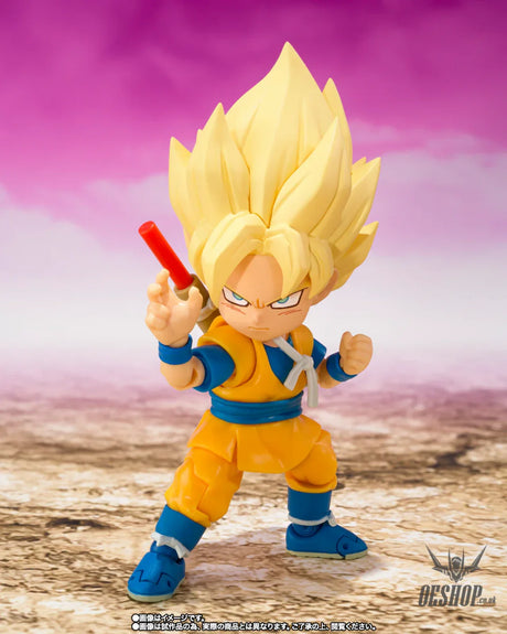 Bandai Tamashii S.H.Figuarts Dragon Ball Daima Mini Super Saiyan Son Goku Action & Toy Figures