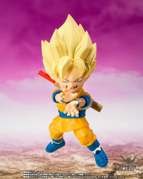 Bandai Tamashii S.H.Figuarts Dragon Ball Daima Mini Super Saiyan Son Goku Action & Toy Figures