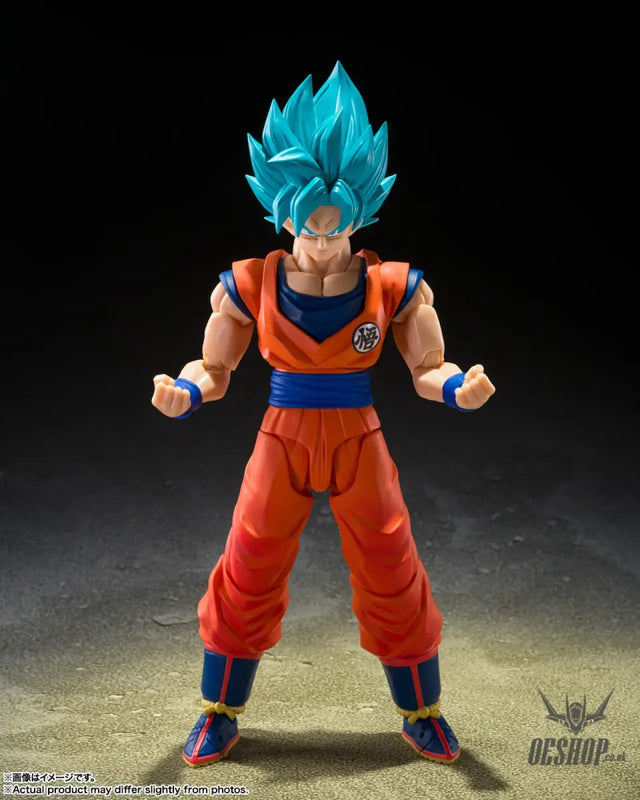 Bandai Tamashii S.H.Figuarts Dragon Ball God Super Saiyan Son Goku Blue Power Transcending Limits - Action & Toy Figures