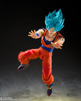 Bandai Tamashii S.H.Figuarts Dragon Ball God Super Saiyan Son Goku Blue Power Transcending Limits - Action & Toy Figures