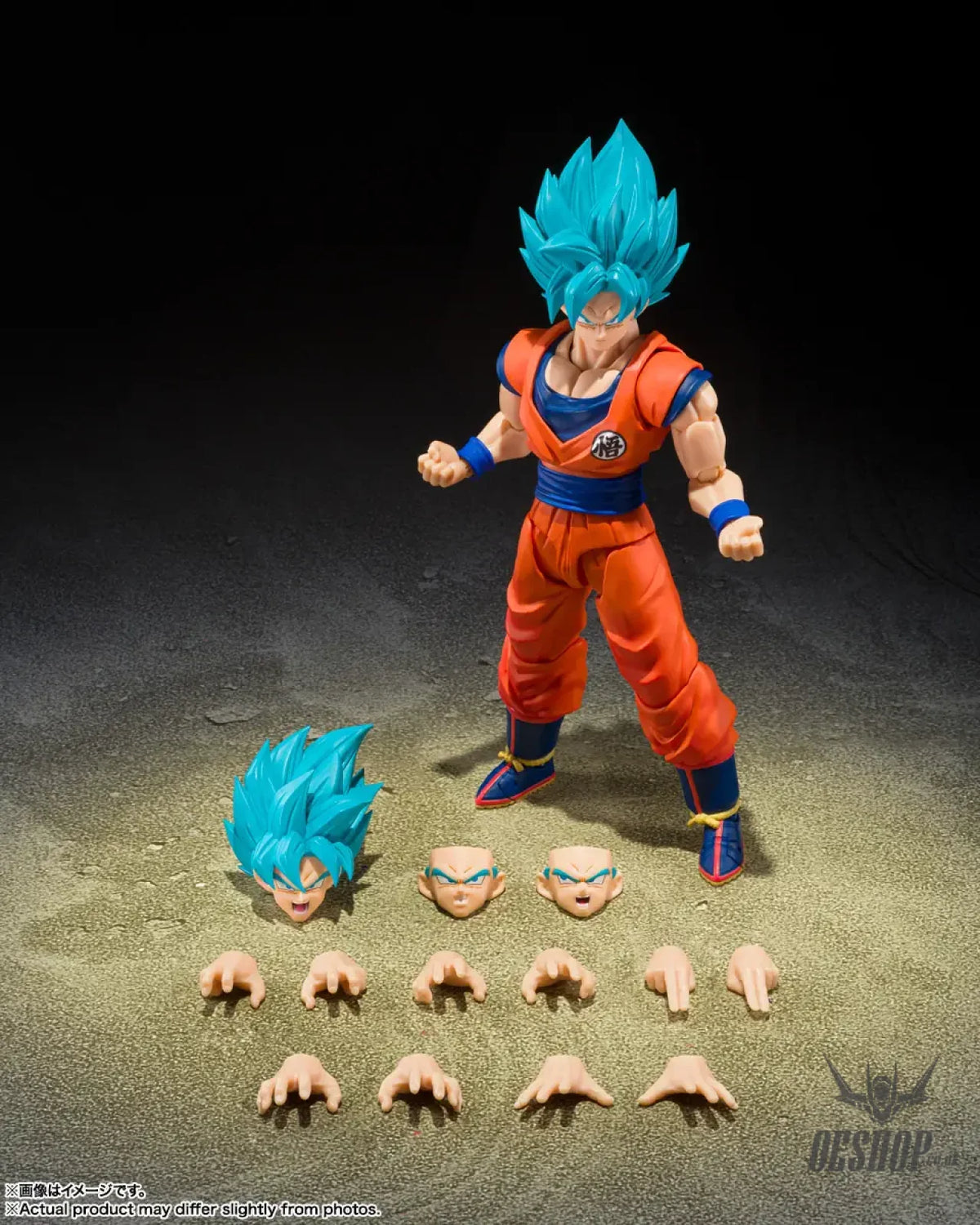 Bandai Tamashii S.H.Figuarts Dragon Ball God Super Saiyan Son Goku Blue Power Transcending Limits - Action & Toy Figures
